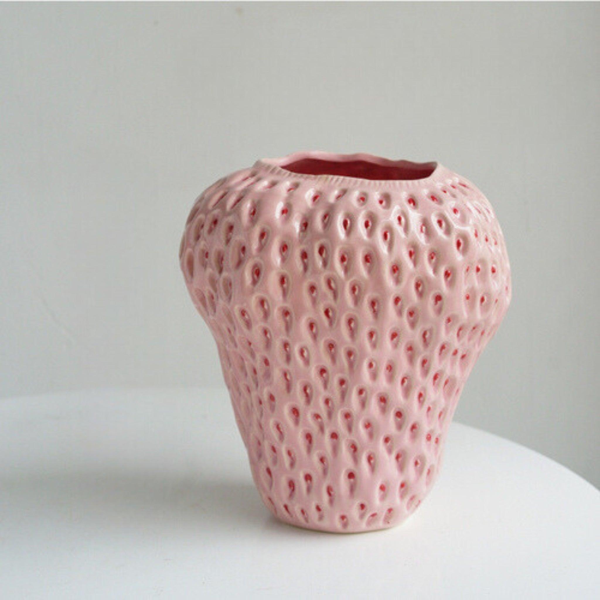 Sirelan - Strawberry Ceramic Decorative Vase
