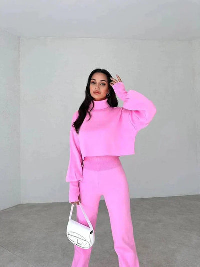 Giordana - Two-Piece Turtleneck Set
