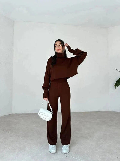 Giordana - Two-Piece Turtleneck Set