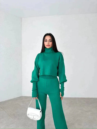 Giordana - Two-Piece Turtleneck Set