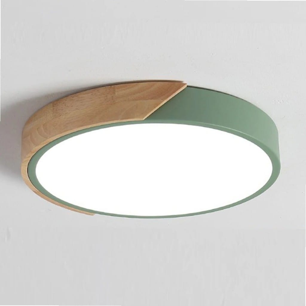 Crivane – Wooden Round LED Ceiling Light