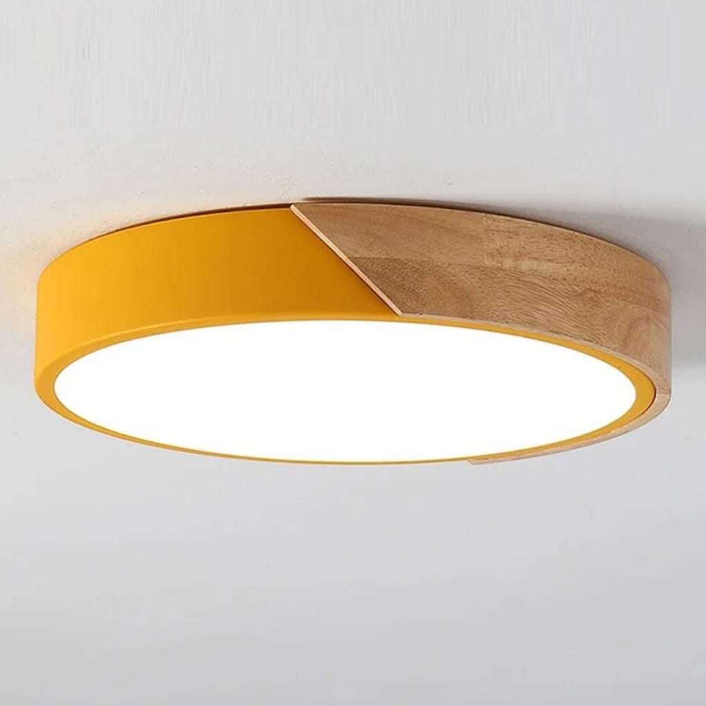 Crivane – Wooden Round LED Ceiling Light