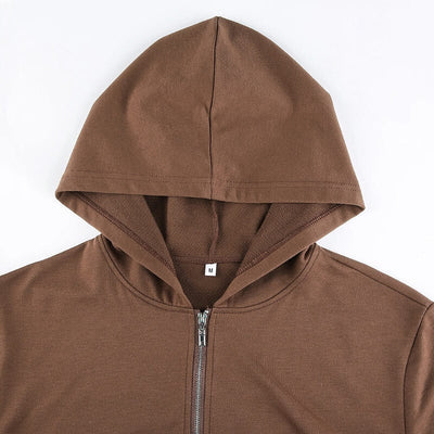 Samira - Stijlvolle Crop Top Hoodie voor Vrouwen