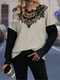 Cinzia - Elegant T-shirt met Kanten Details