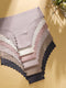 Lotte | 6-piece plain briefs with a scalloped edge