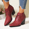 Ella | Elegant women's boots with a platform and a thick heel