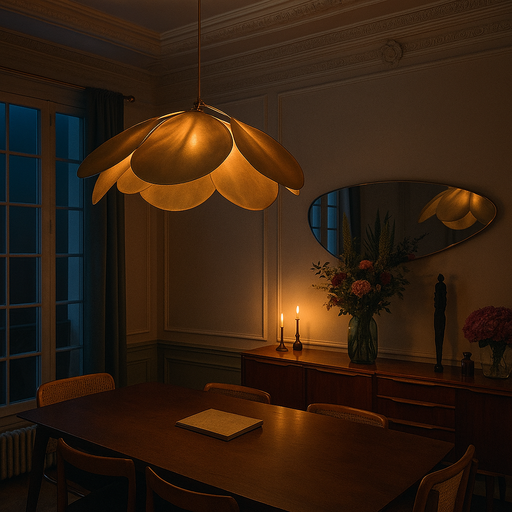 Florence – Fabric Pendant Light for Living Room