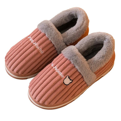 Mila | Warme dames pantoffels met dikke voering・Compact en comfortabel