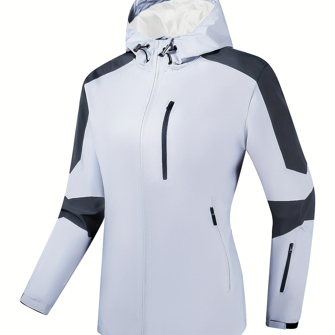 Eva | Sportieve colorblock hoodie in grote maten