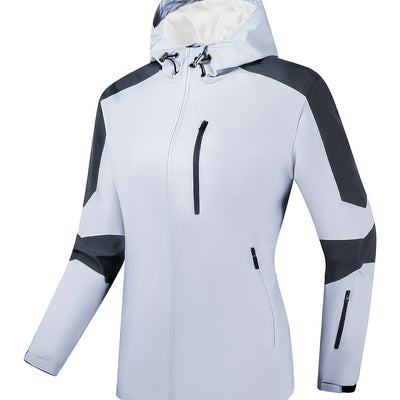 Eva | Sportieve colorblock hoodie in grote maten