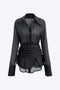 Zinnia - Klassiek Knopen Ontwerp Dames Mini Rok Set