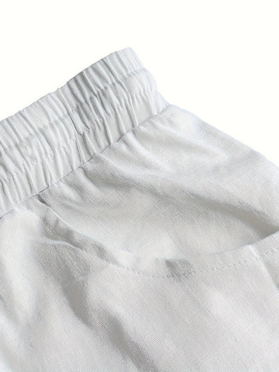 Jasper | Plain loose-fitting summer trousers