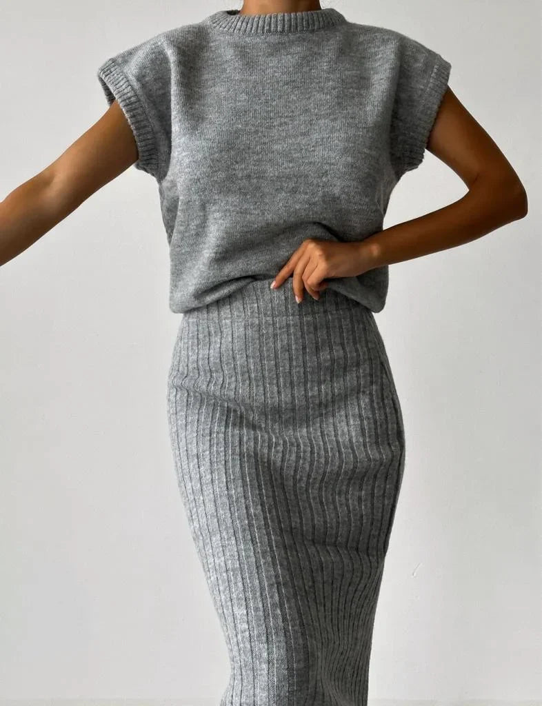 Abigalia - Moderne Gebreide Set voor Vrouwen