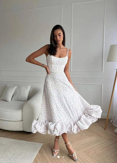 Lexi - elegante midi feestjurk