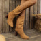 Belle | Klassieke mid-calf laars met hoge hak