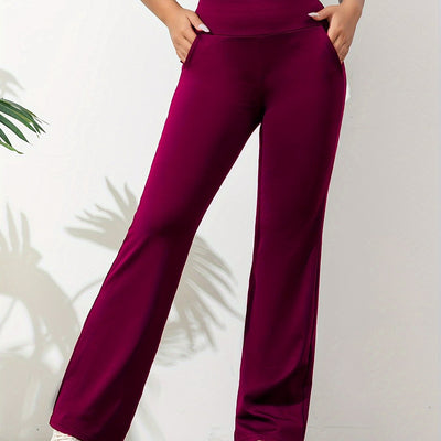 Elise | Plain colored casual yoga pants