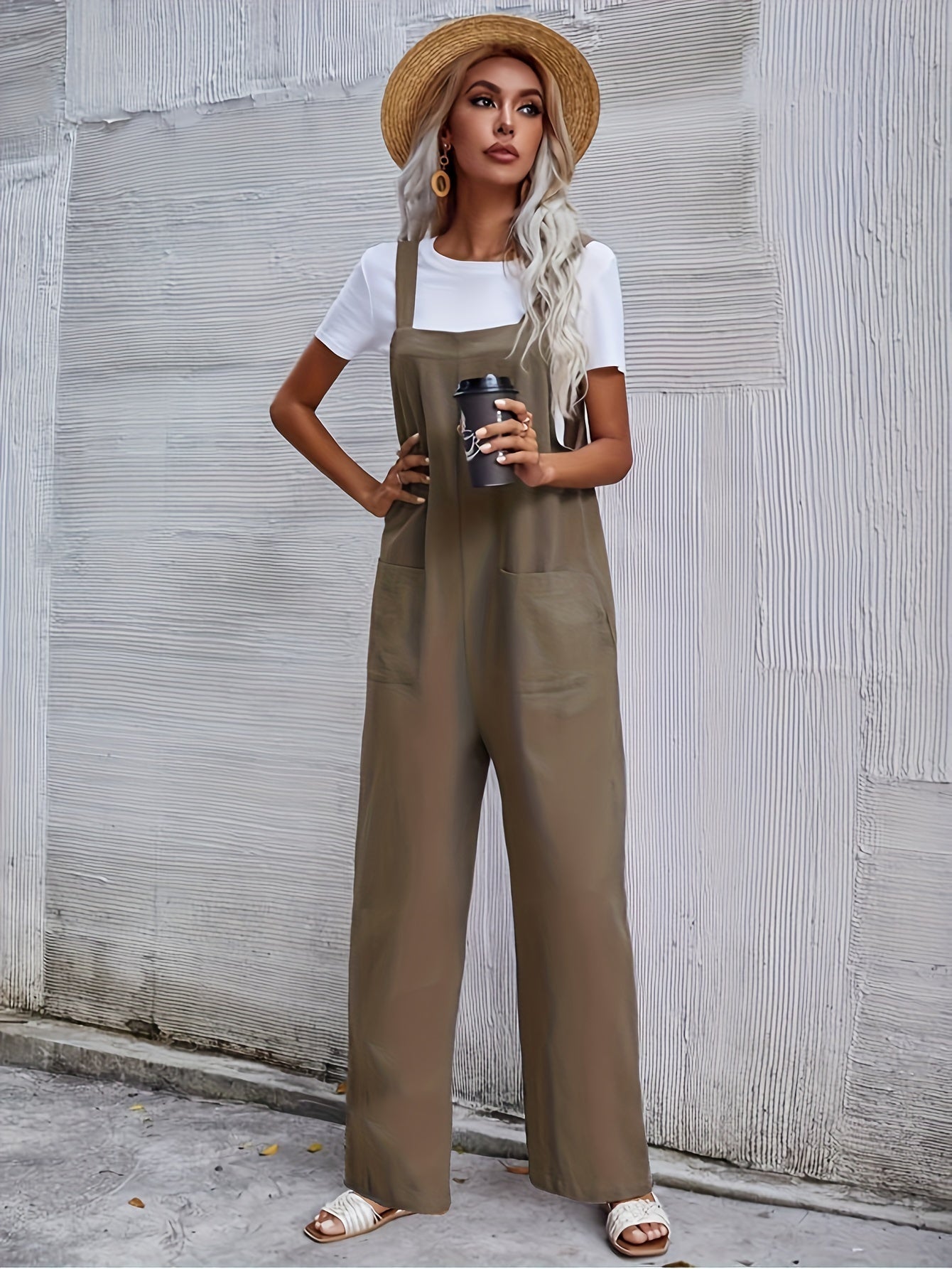 Nina | Comfortabele overall jumpsuit met twee zakken