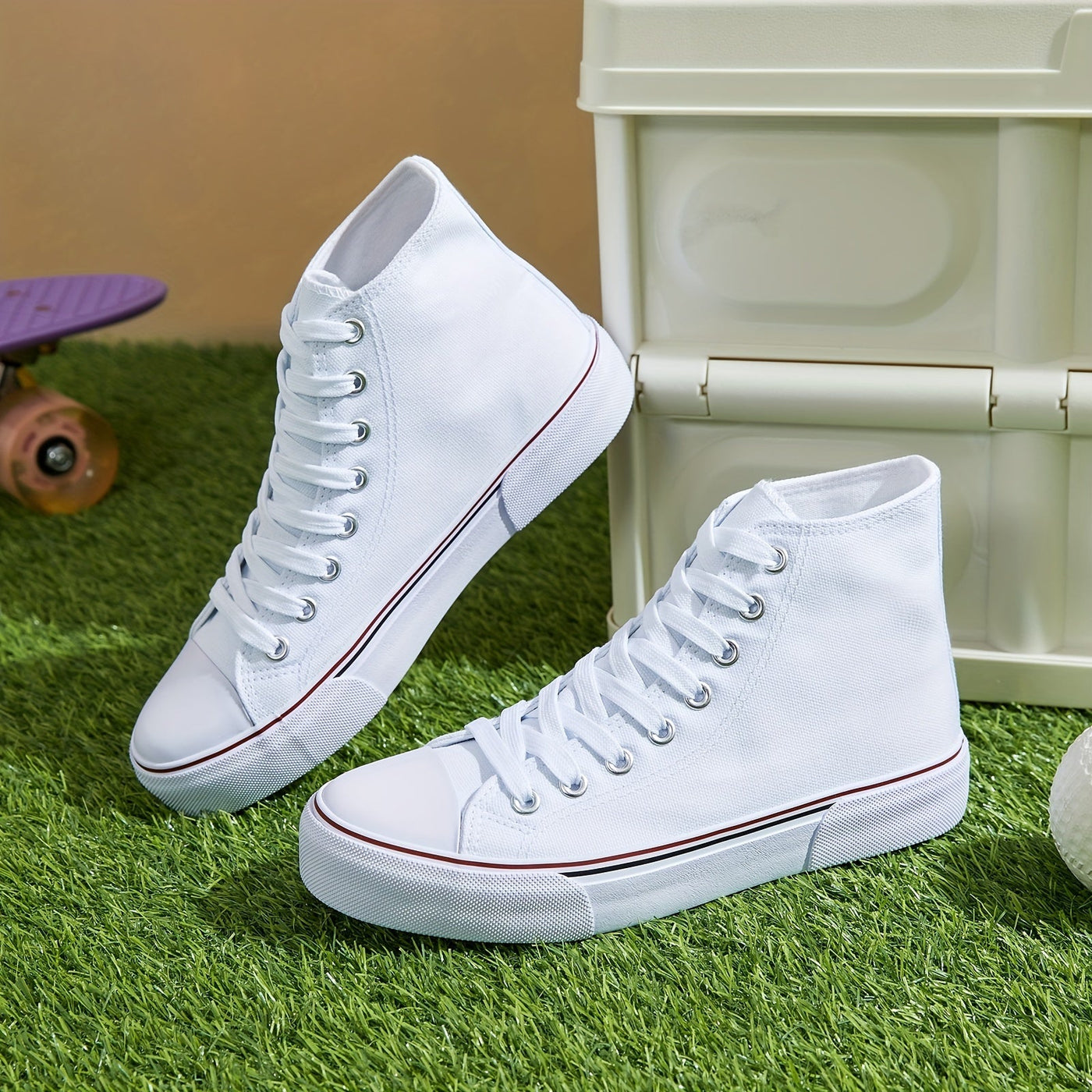 Sophie | Casual canvas sneakers met rubberen zool