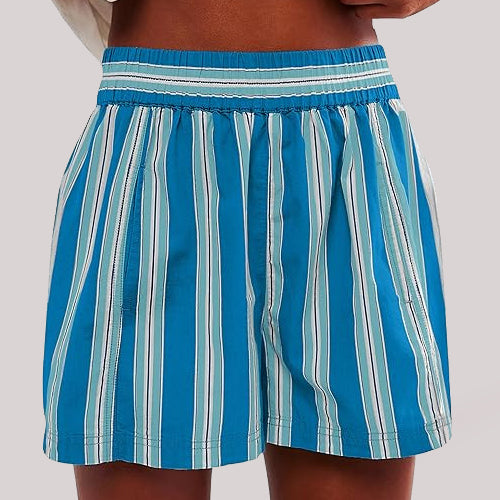 Jazmin - Striped summer shorts