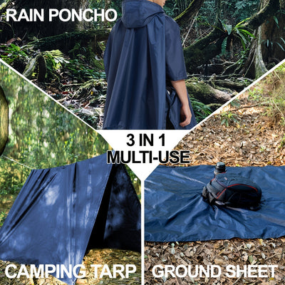 Sophie | Waterdichte opvouwbare regenponcho met capuchon