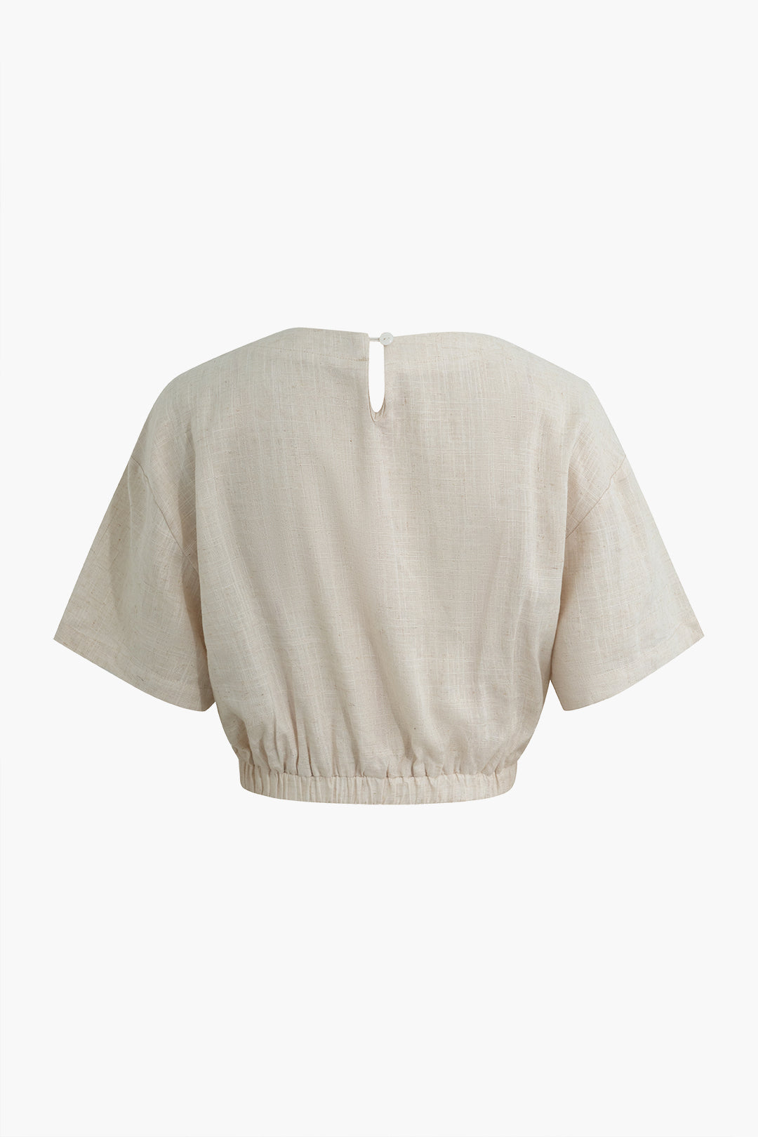 Poppy - Strakke Zomer Comfort Dames Crop Korte Mouw Shirt