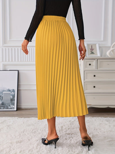 Elise | High-waisted skirt with a chain detail