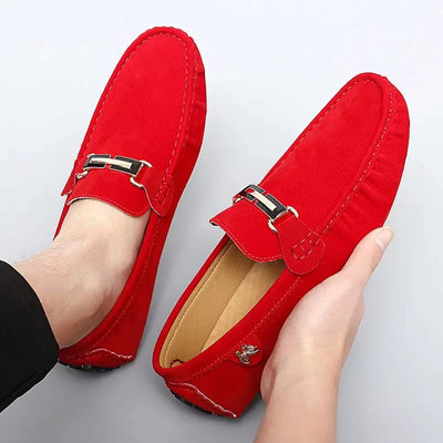 Finn | Moccasin loafers with metallic decor