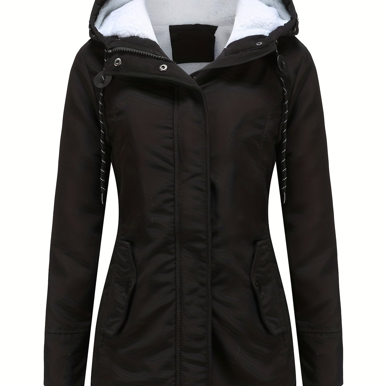 Sophie | Stevige lange parka met capuchon