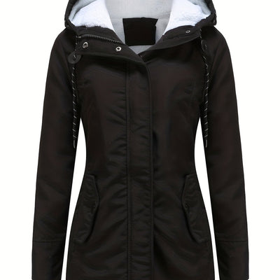 Sophie | Stevige lange parka met capuchon