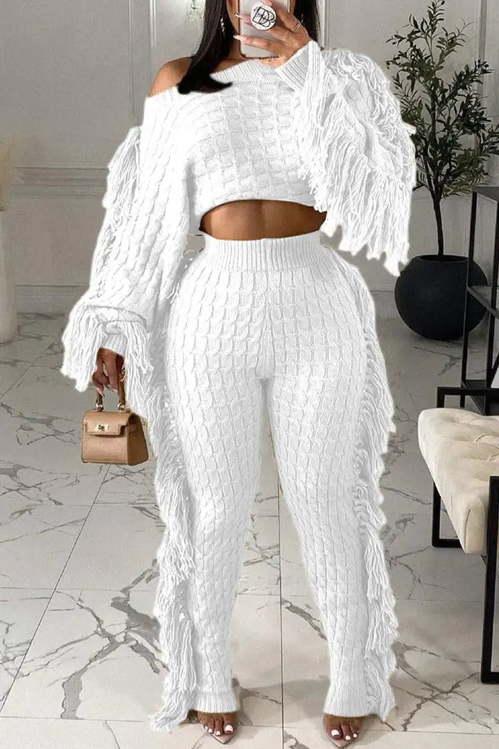 Kaianna - Cozy Knitted Outfit Set for Women