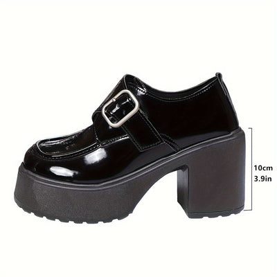 Luna | Fashionable women's platform pumps with buckle closure