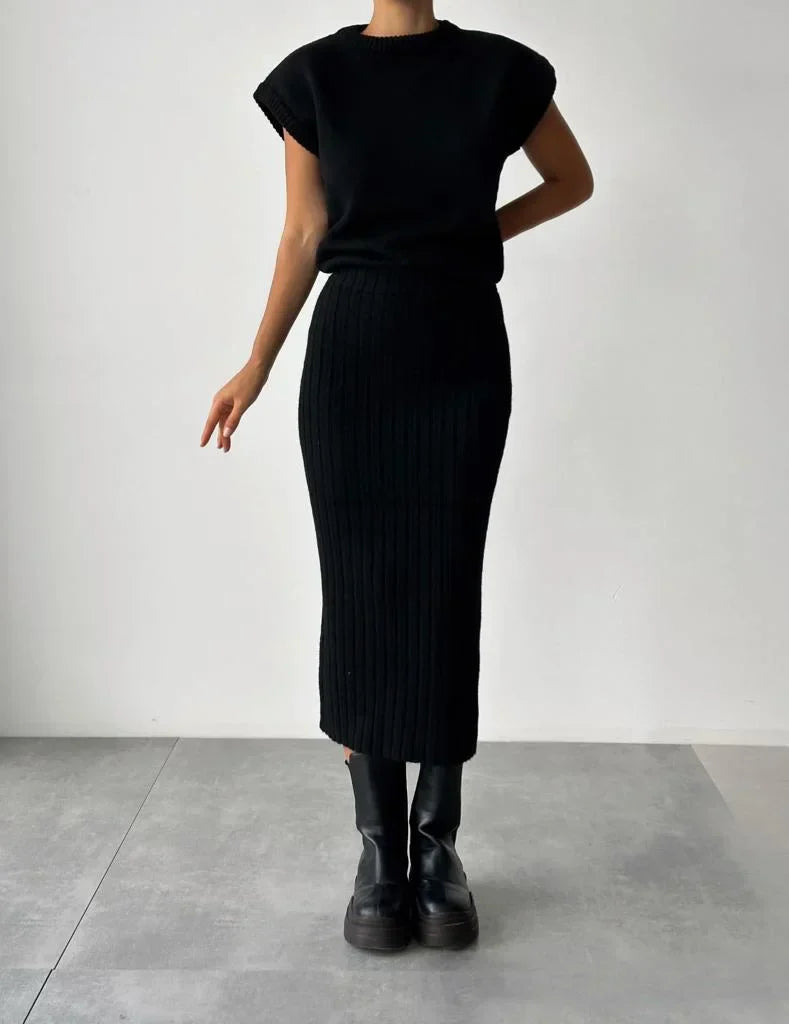 Abigalia - Moderne Gebreide Set voor Vrouwen