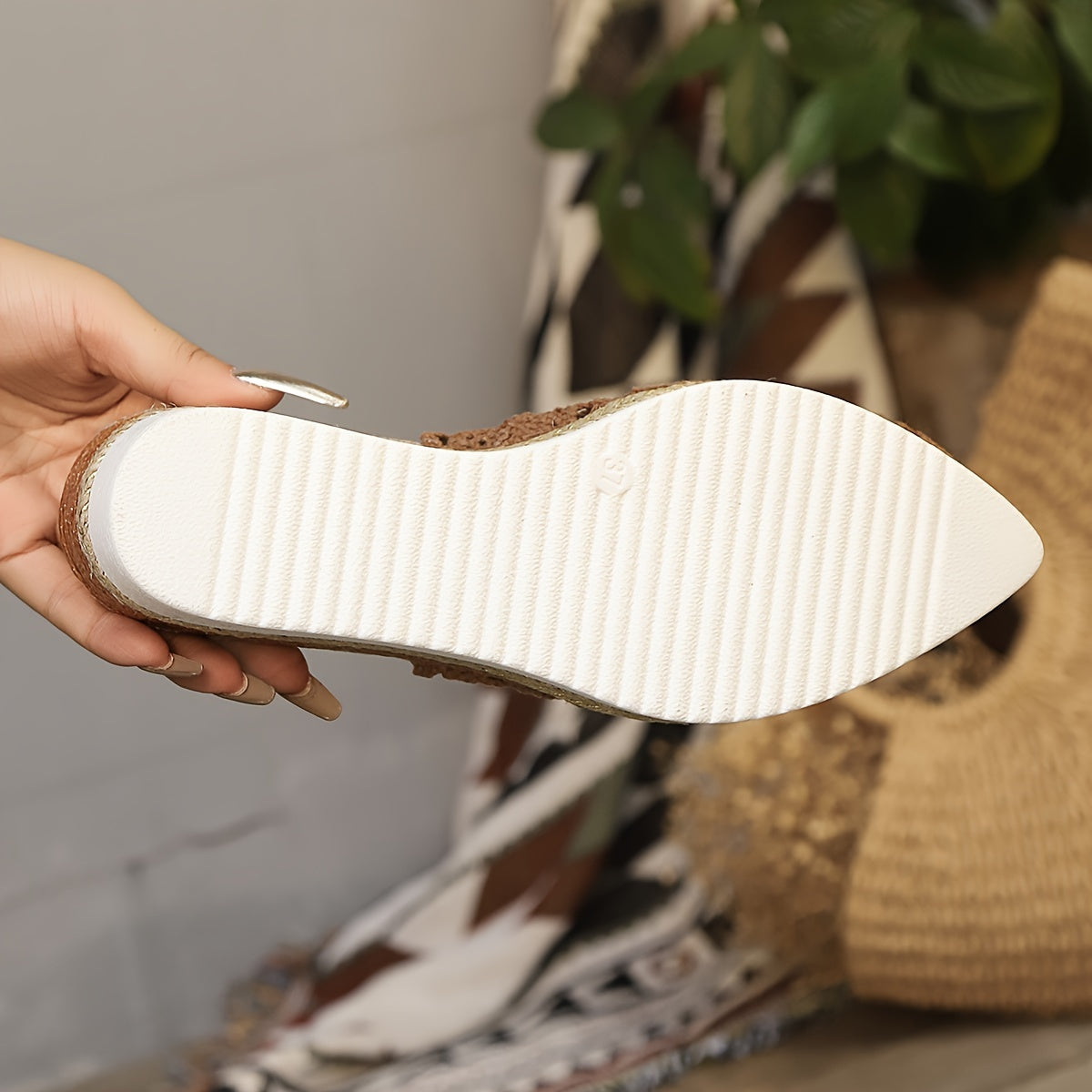 Lotte | Crochet lace sandals with high heels