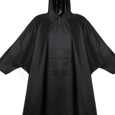 Sophie | Waterdichte lichtgewicht regenponcho met capuchon en zak