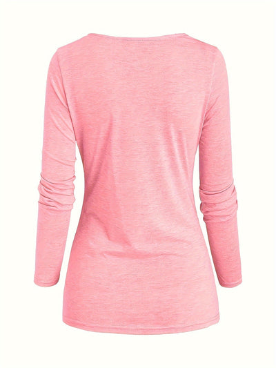 Jasmine | Plain knitted turtleneck sweater with ruffles and buttons