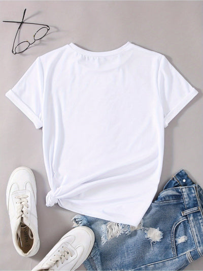 Lotte | Casual dames T-shirt met hondprint