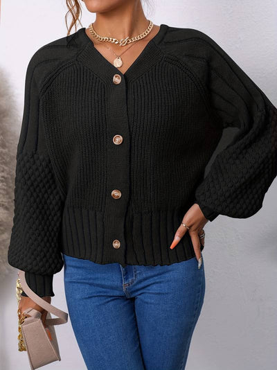 Esmée | Cardigan with lantern sleeves