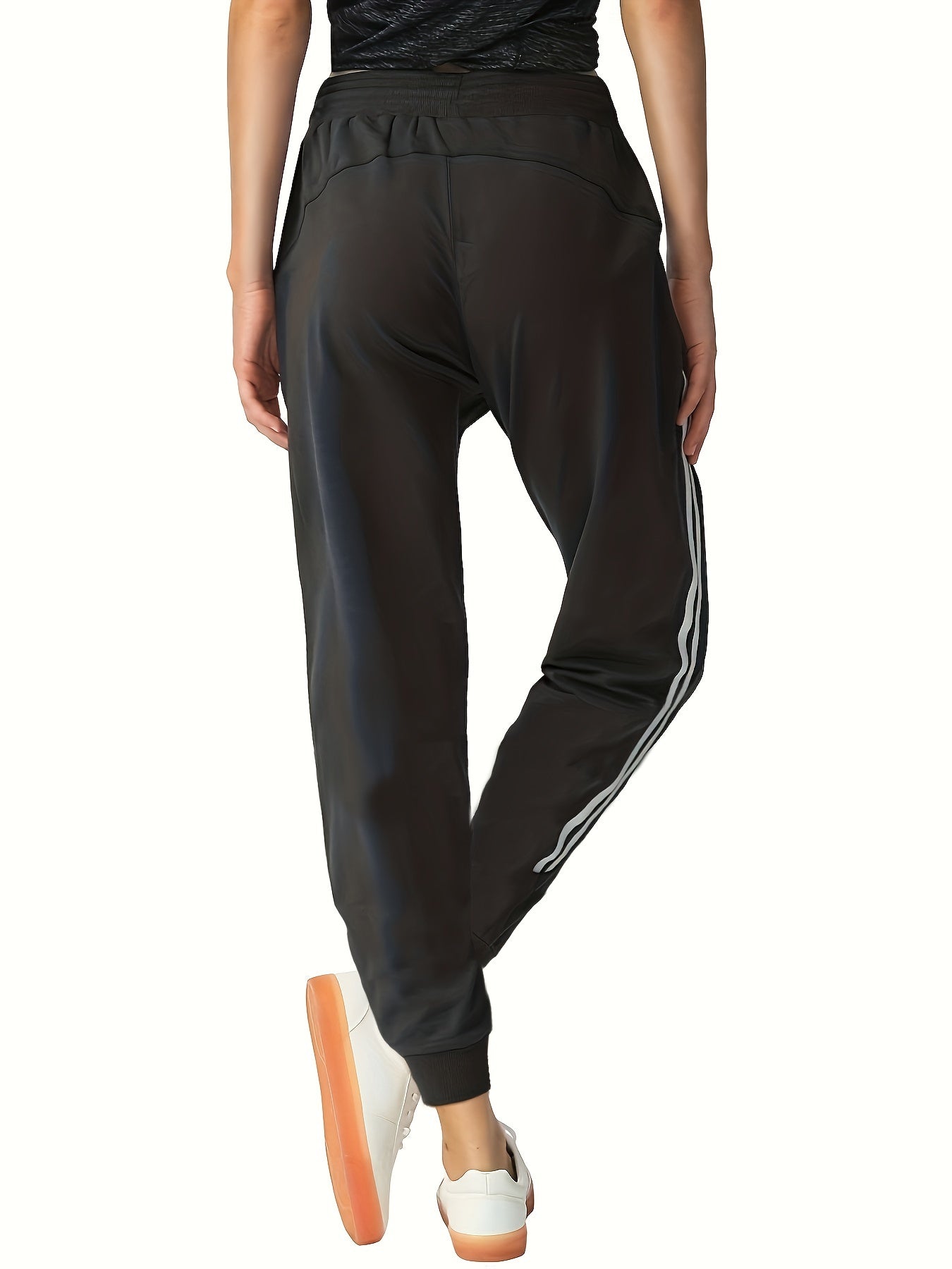 Nina | Dames polyester joggingbroek met trekkoord en zakken