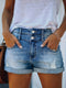 Holly - Ripped denim shorts