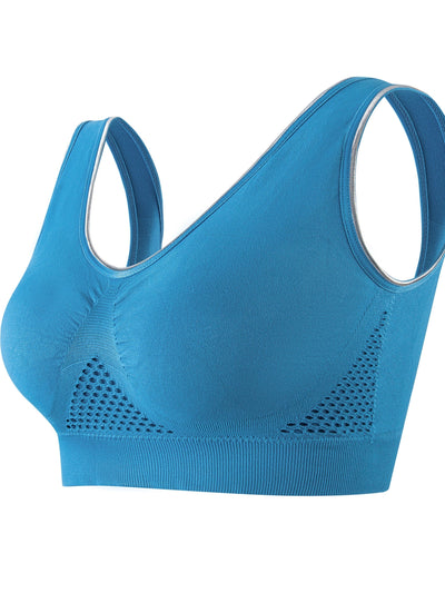 Femme | Plus size women's sports bra, breathable mesh and quick-drying