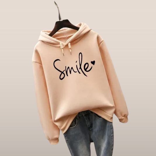 Lotte – Hoodie with Print and Hood