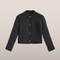 Tess – Teddy Vest met Goudkleurige Knopen
