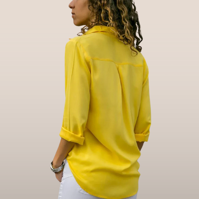 Claire – Klassieke Blouse met Kraag