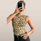 Jelena – Asymmetric Top with Animal Print