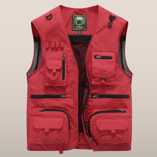 Multifunctioneel Outdoor Vest Heren – Ademend Met Veel Opbergzakken