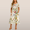 Botanische Midi Jurk – Comfortabele Pasvorm met Bloemenprint