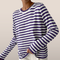 Striped Long Sleeve Sweater – Timeless and Casual