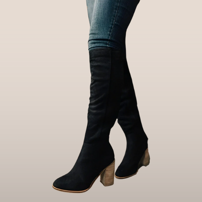 High Women's Boots - Overknee Boots with Heel 