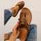 Dames teenslippers met wreefband – Anatomisch voetbed en verstelbare gesp