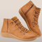 Dames enkelboots met rits – Veterschoen in casual design